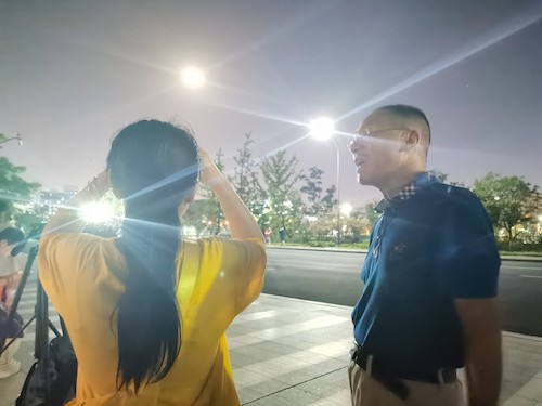 陈久和老师指导学生辨星